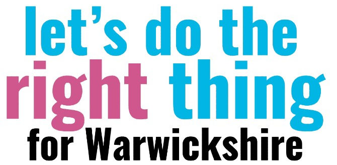 Let&#039;s do the right thing for Warwickshire logo
