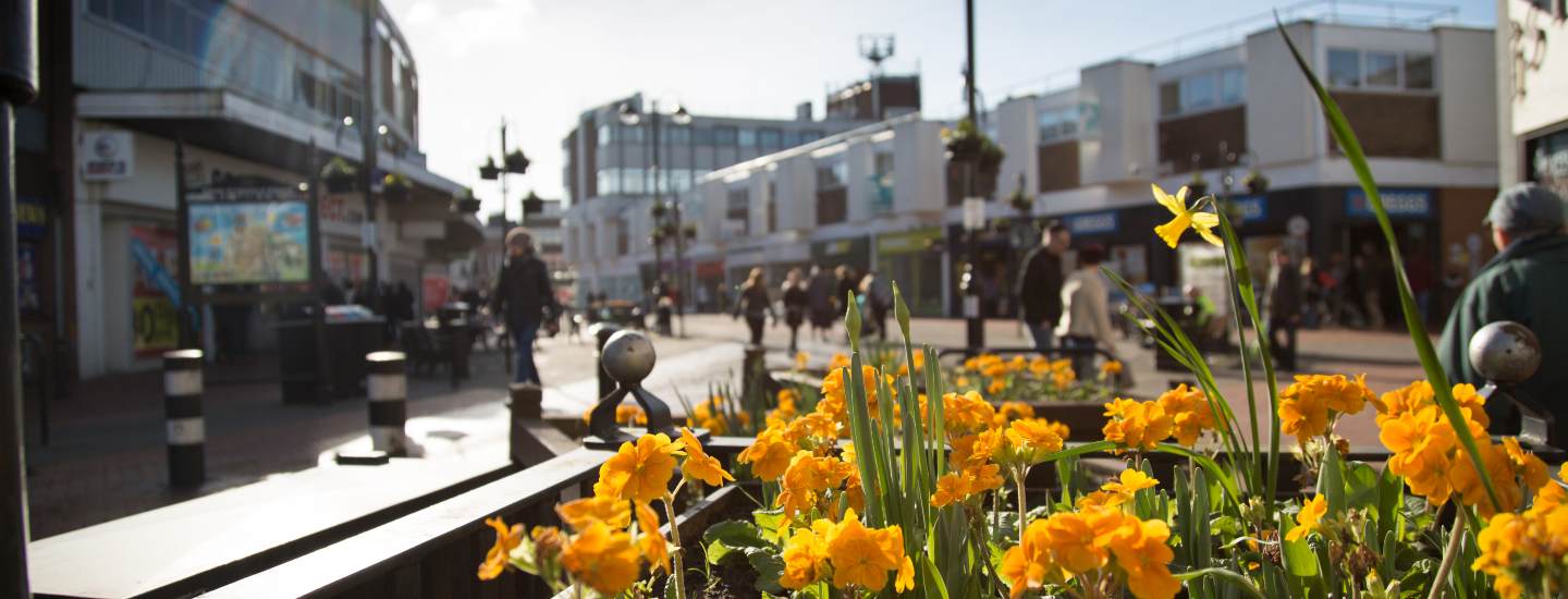 Busy day in Nuneaton town centre