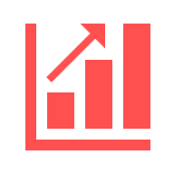 Graph going up icon