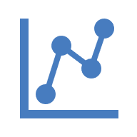 Graph going up icon