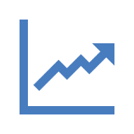 Upward trend graph