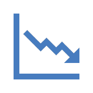 Population decrease icon