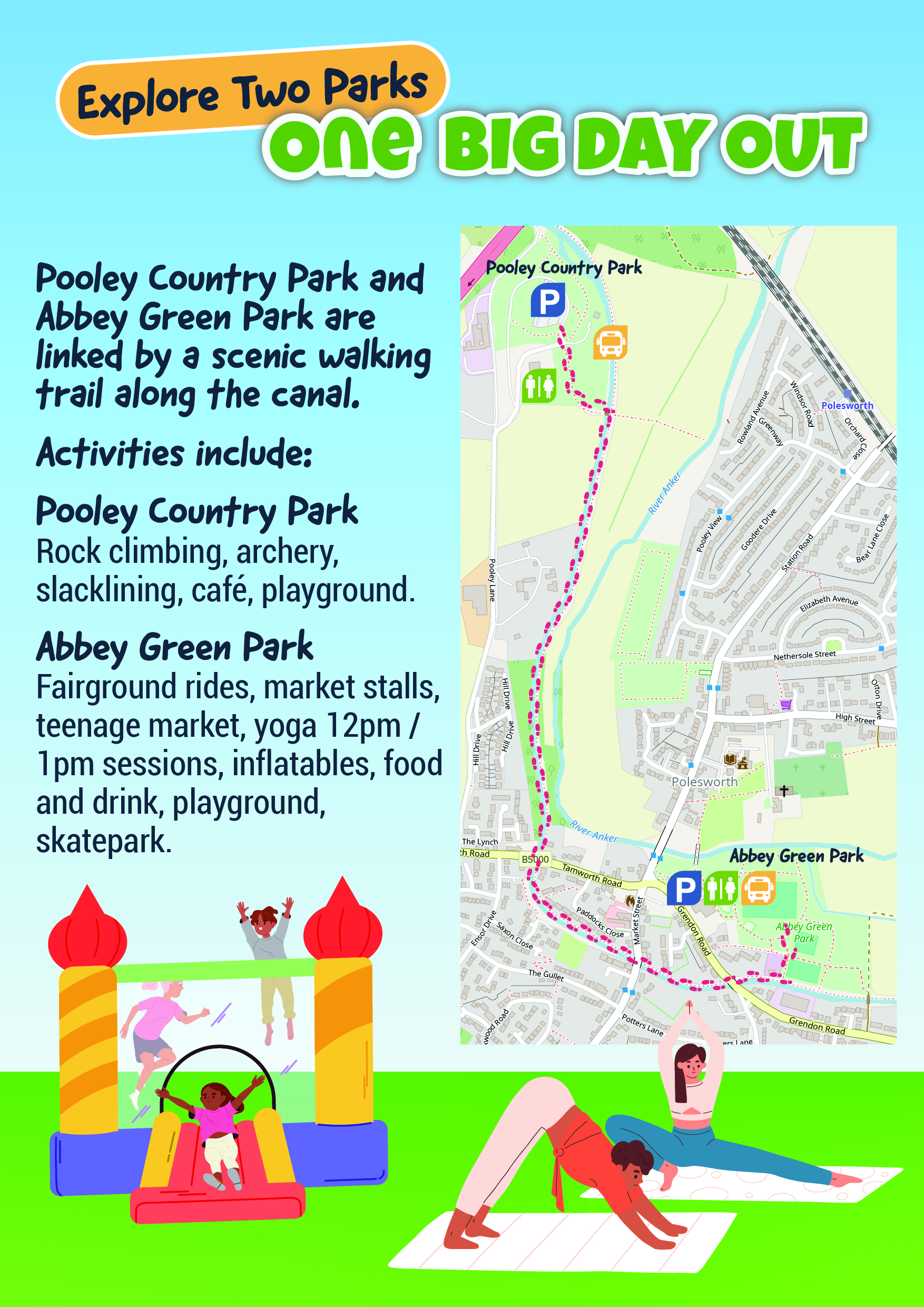 Polesworth big day out event flyer