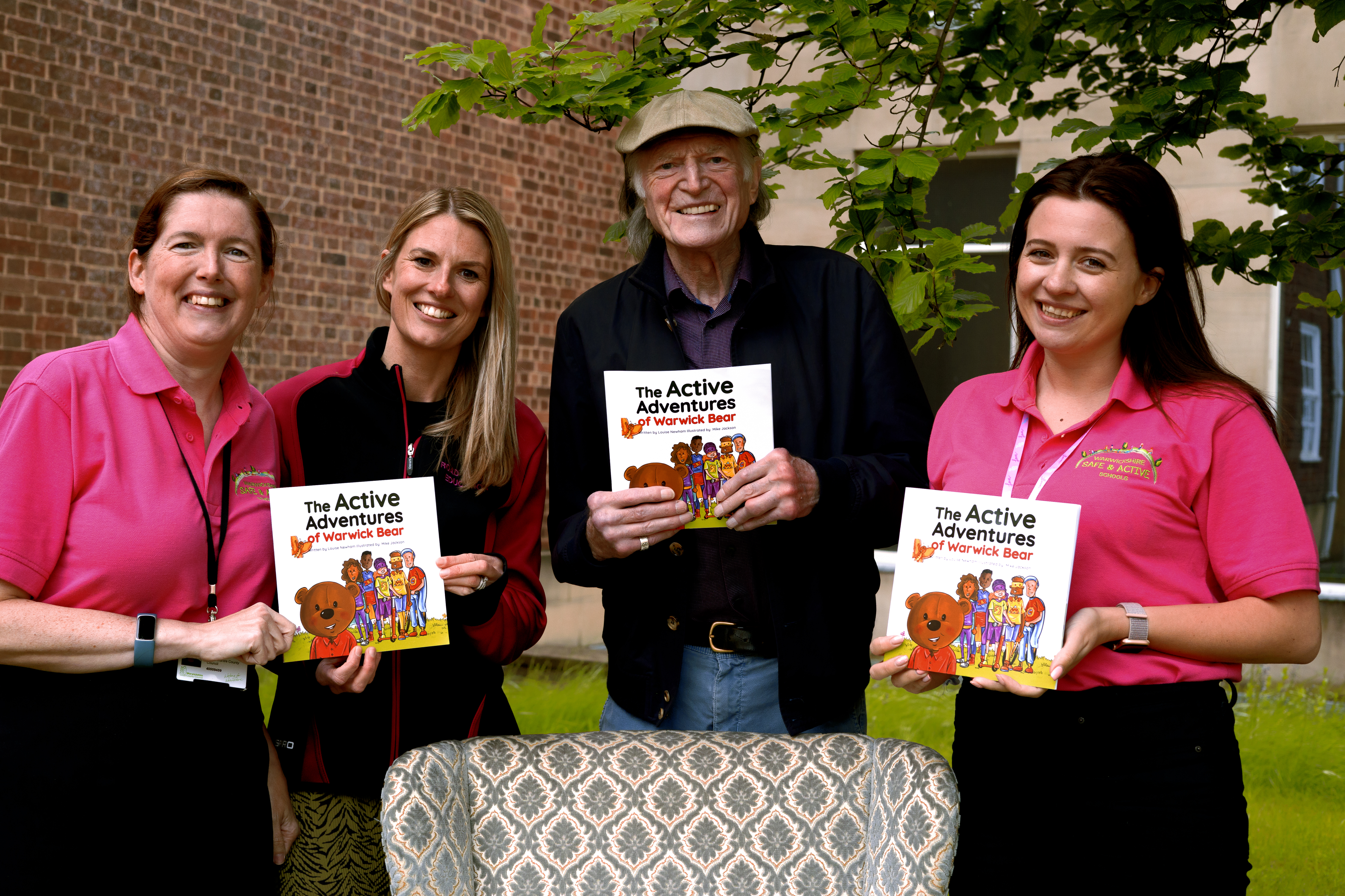 David Bradley with the Warwickshire County Council Road Safety Education and Active Travel Team