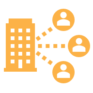 Remote working icon
