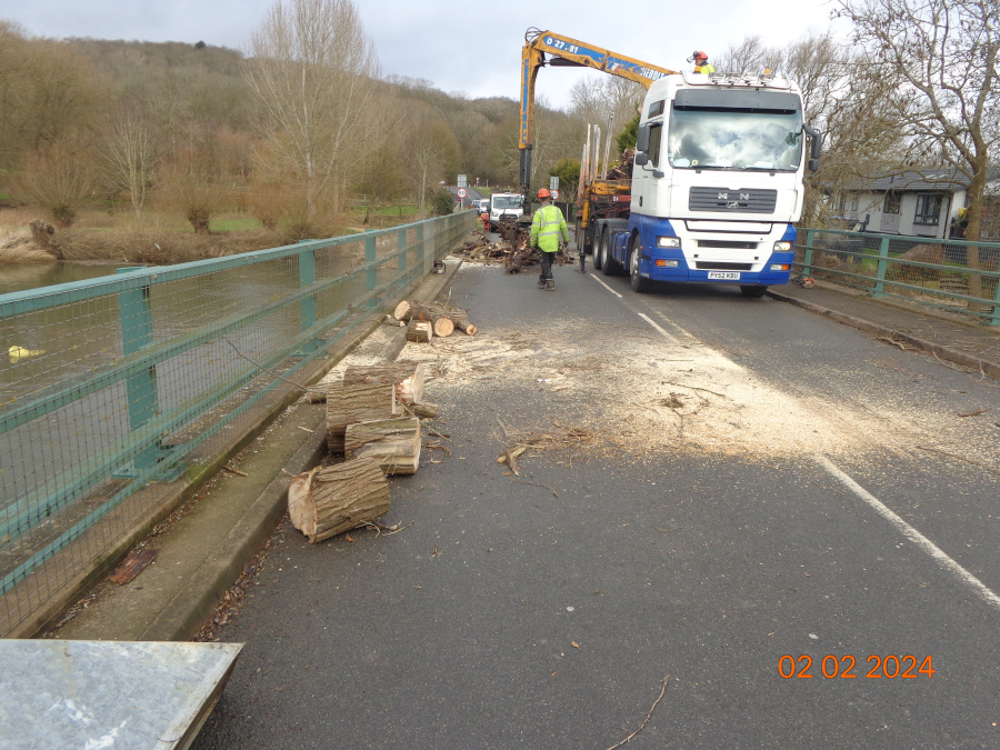 Flood debris removal