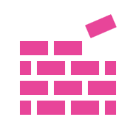 Brick wall icon