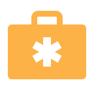 First aid kit icon