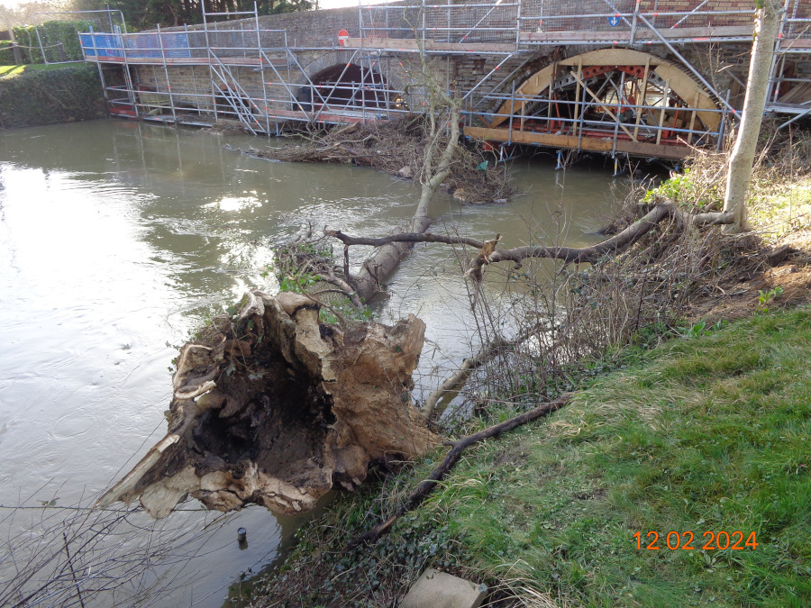 Flood debris february 24