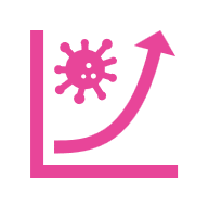 Pandemic graph icon