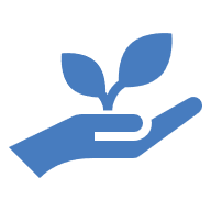 Open hand icon