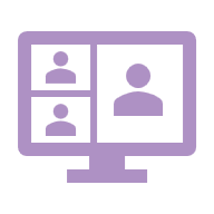 Online meeting icon
