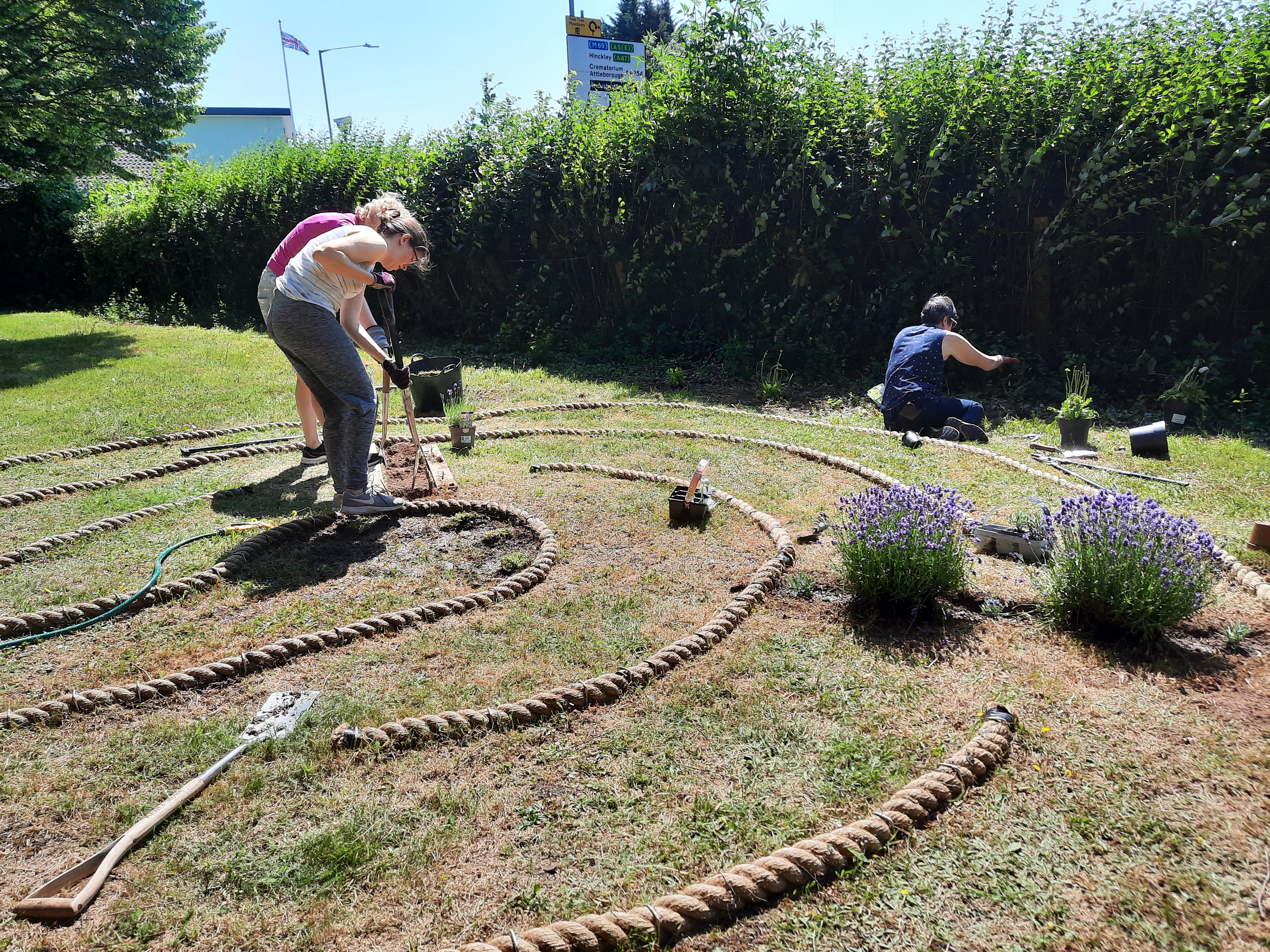 New biodiversity space at Holy Trinity Church in Attleborough