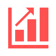 Graph going up icon