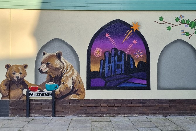 Blank canvas art project Kenilworth 2