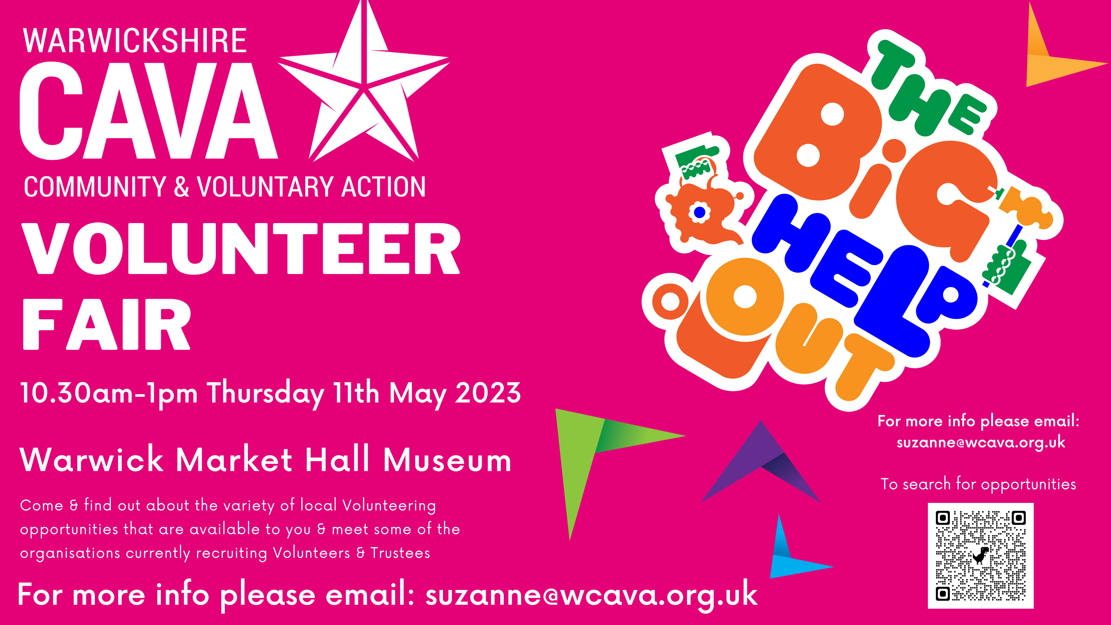 WCAVA Volunteer Fair graphic.