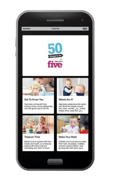 50 Things to do before you&#039;re 5 app