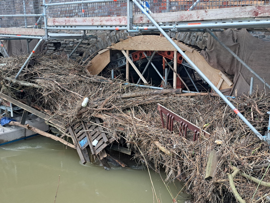 Flood debris january 24