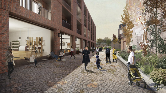 Abbey Street redevelopment artist impression