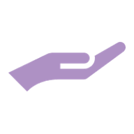Open hand icon