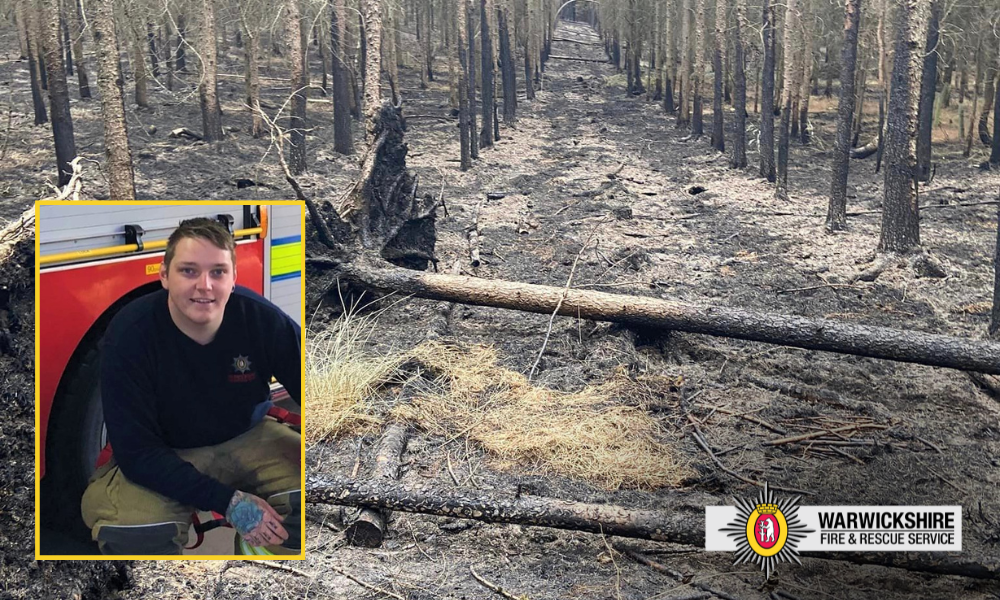 Alex Orton, On-Call Firefighter with Warwickshire Fire & Rescue Service