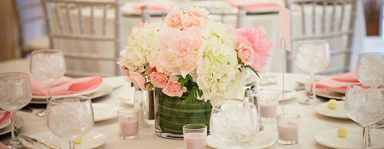 Approved venues, wedding table