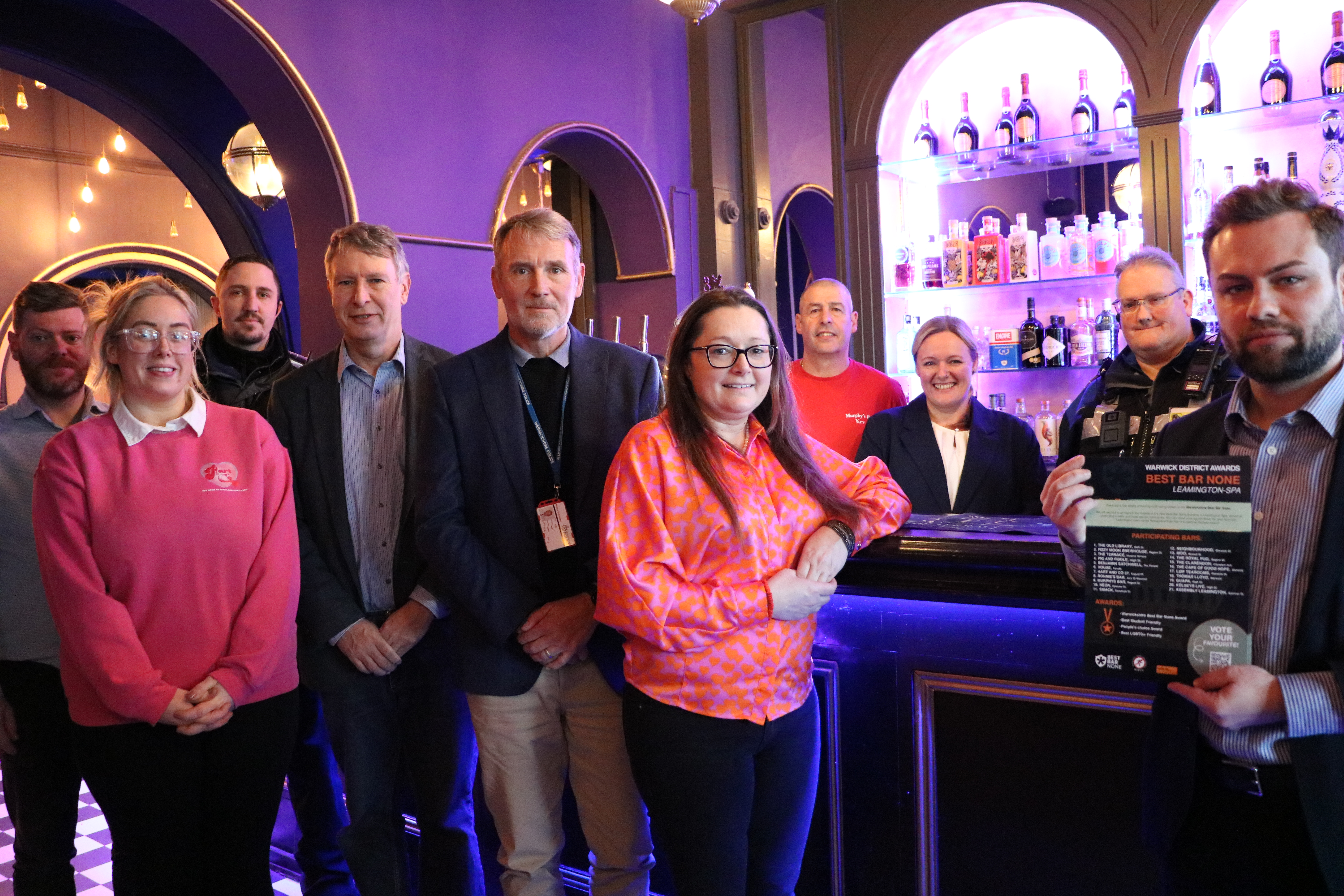 Best Bar None Awards in Warwick district