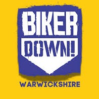 Biker down warwickshire logo