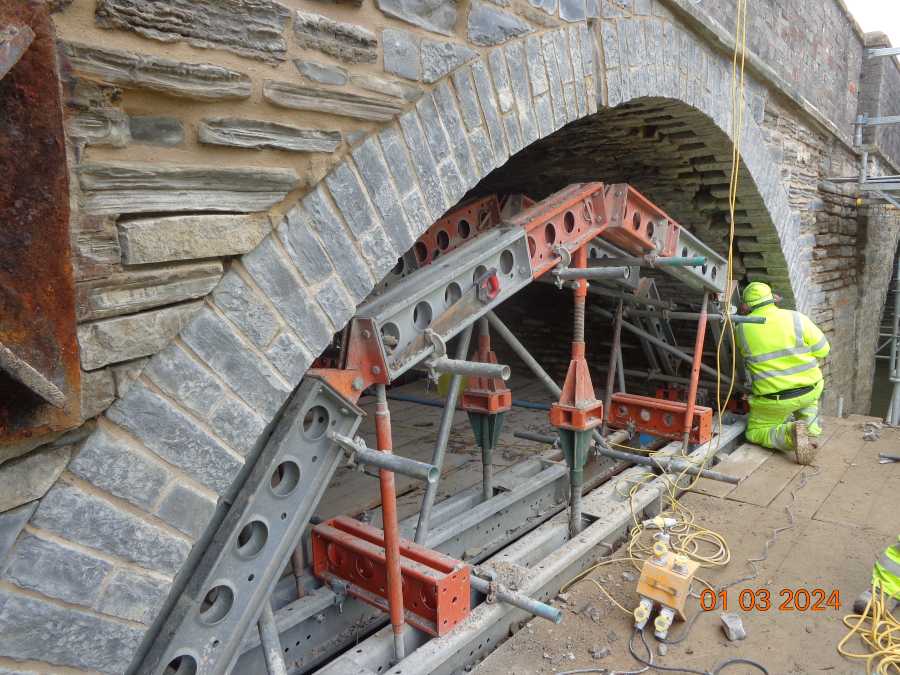 Binton Bridge repairs 1.3.2024