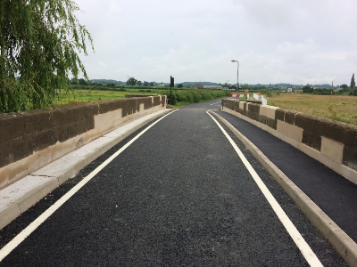 Picture of Bretford bridge after masonry maintenance works