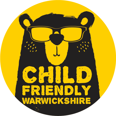 The new Child Friendly Warwickshire logo