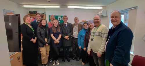 Local Councillors with House Project Team