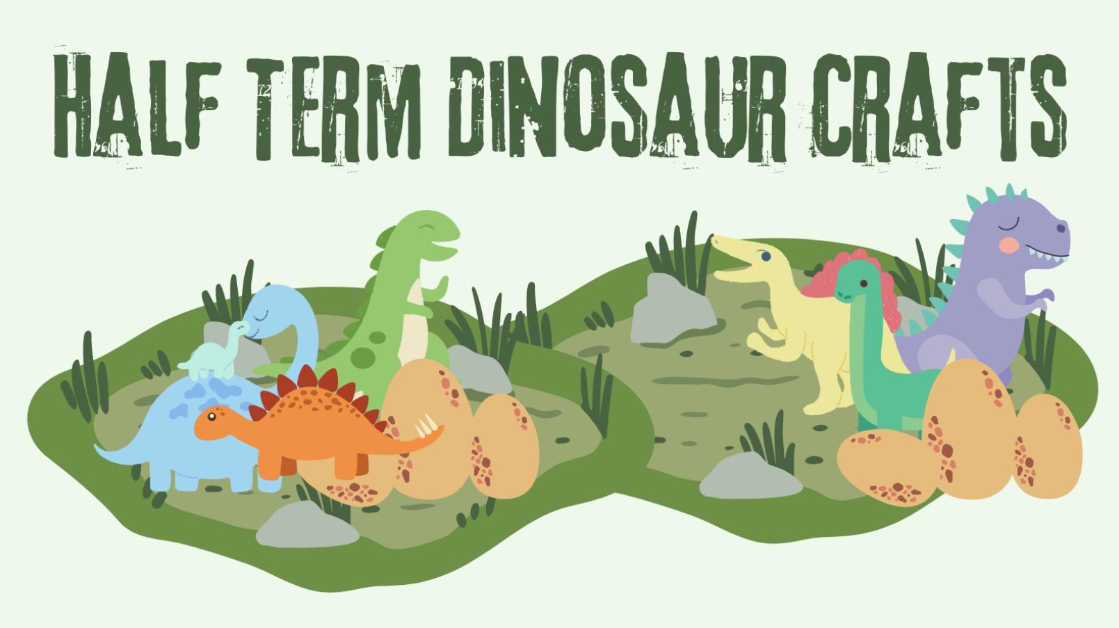 Half-term dinosaur crafts