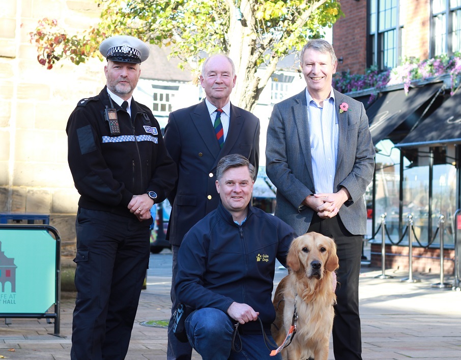 Guide Dogs join Warwickshire Road Safety Partnership in asking the public not to buy e-scooters this Christmas