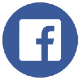 Blue circle with letter F logo for Facebook