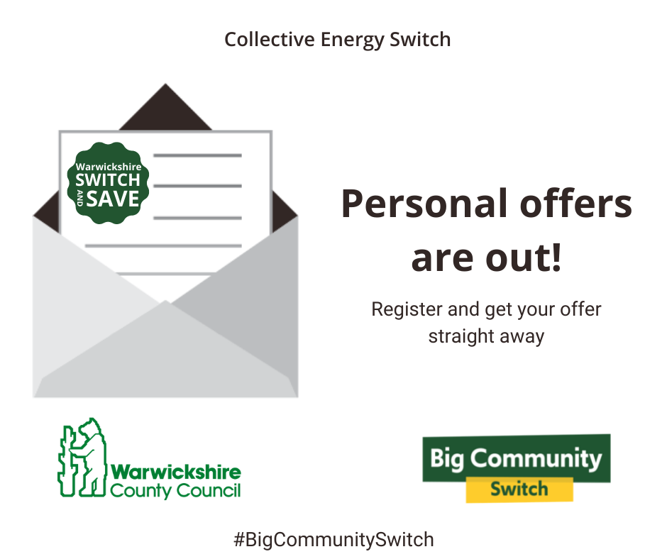 Warwickshire Switch and Save Offer Letters Out