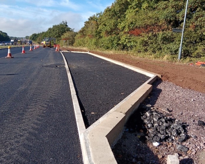 Figure 1 - Northbound off slip and maintenance bay october