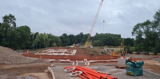 New dalehouse lane roundabout progress