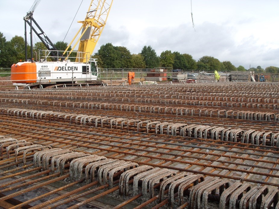 Westley Bridge panels and reinforcement