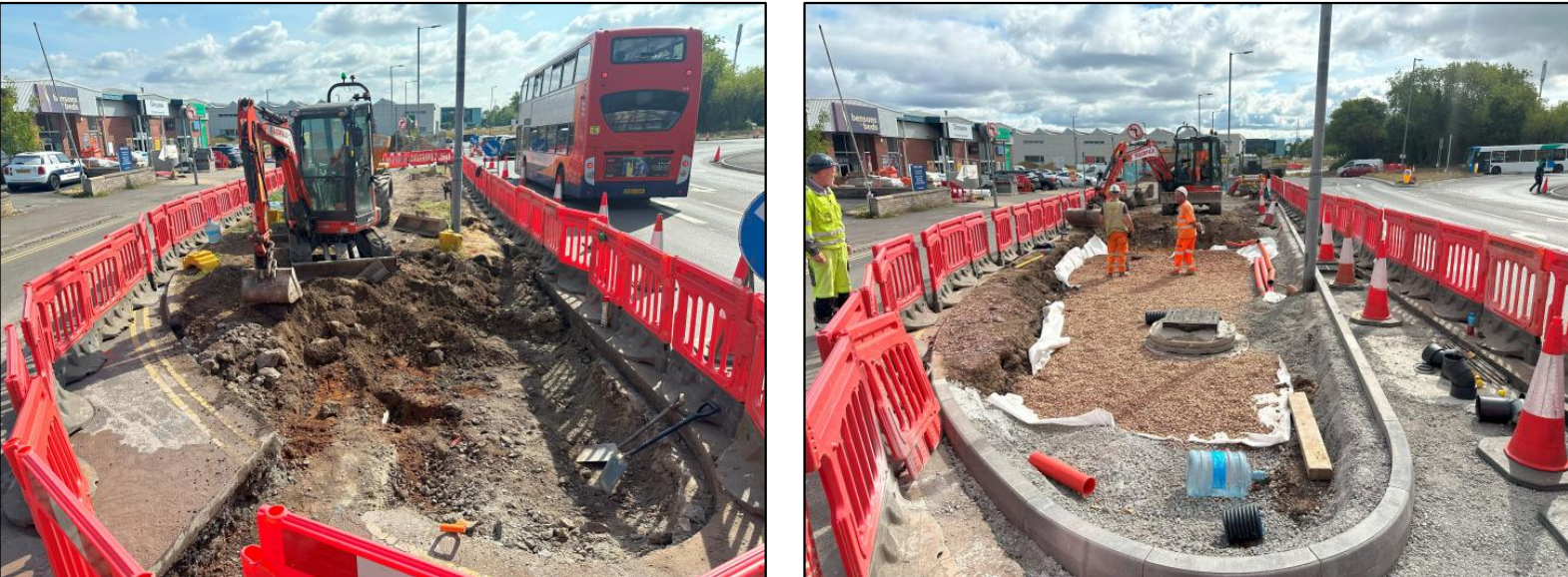 Figure 4 Phase J – Highway Drainage Attenuation basin