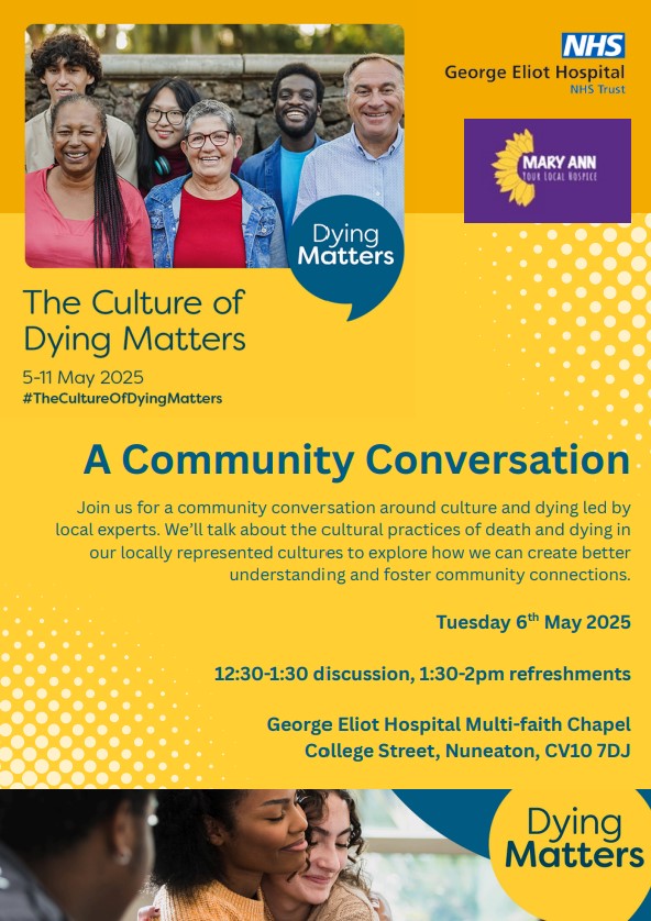 GE Hospital Dying Matters event