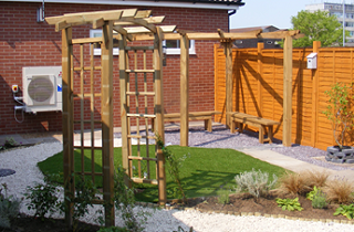 Garden design, Sexual Assault Referral Centre (SARC), George Eliot Hospital, Nuneaton