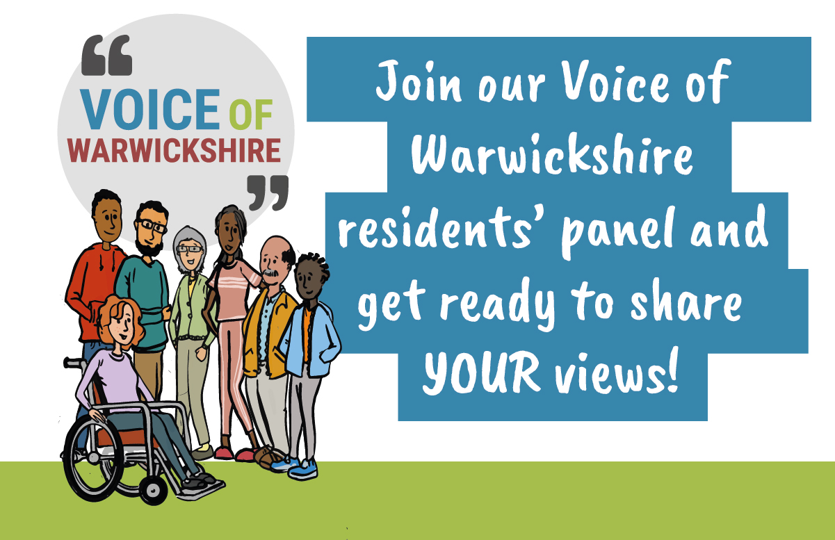 Join our Voice of Warwickshire residents' panel and get ready to share YOUR views!