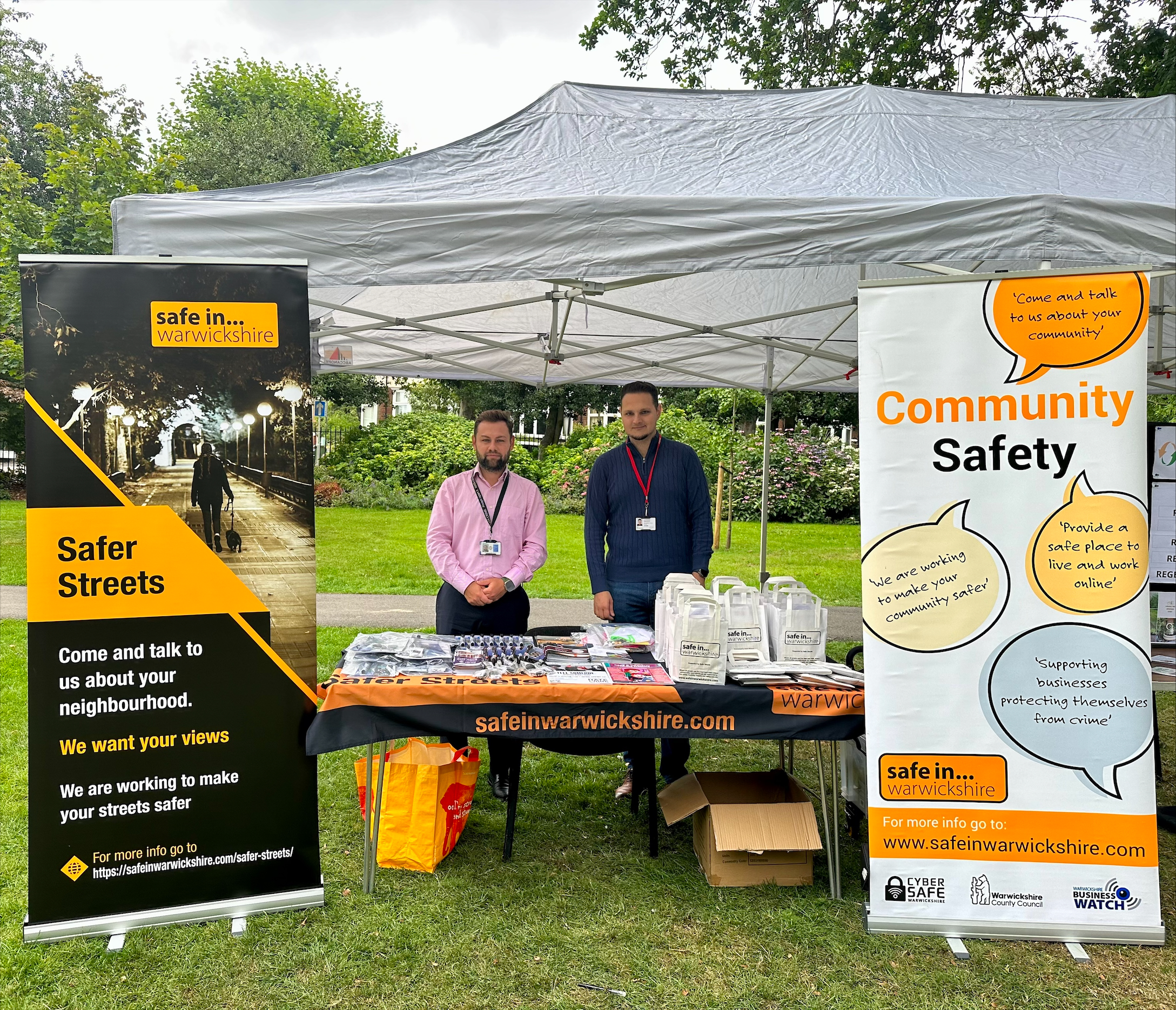 WCC Community Safety Team at local events