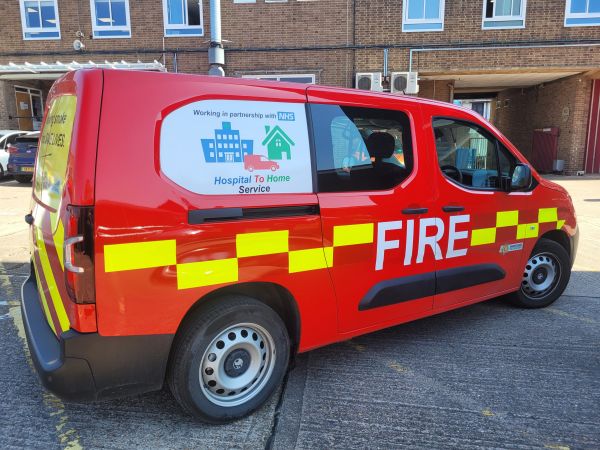 Photo of the Hospital to Home vehicle