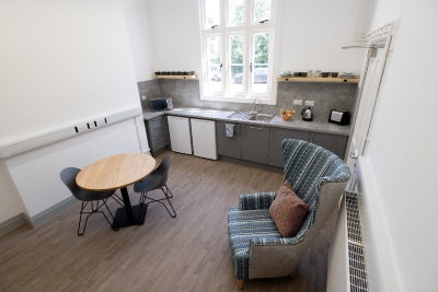 Holly Walk House kitchen area