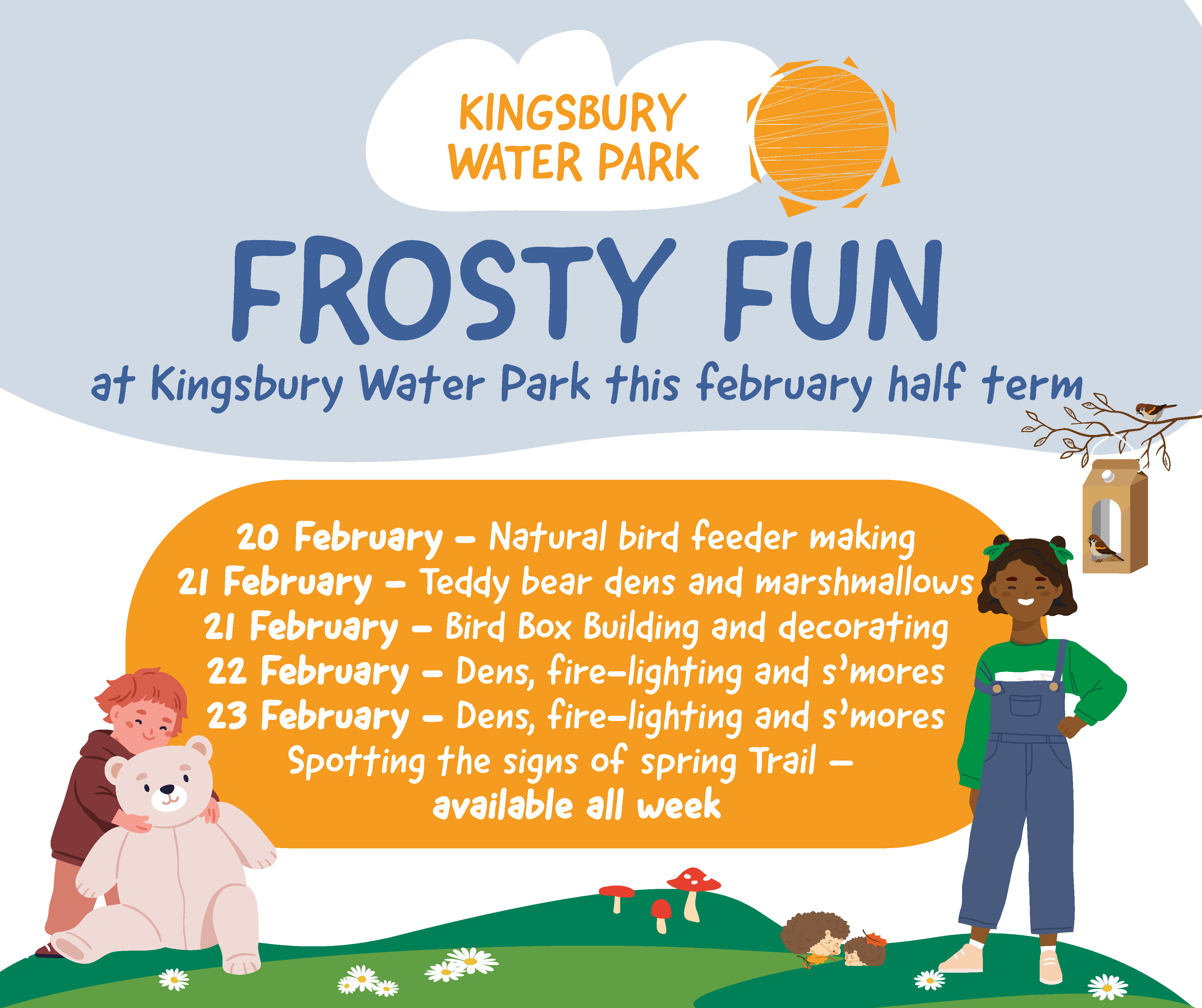 Frosty Fun at Kingsbury Water Park.