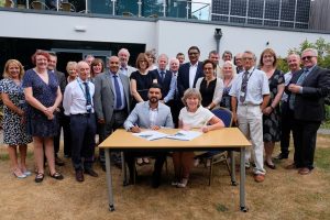 Health and Wellbeing Concordat being signed