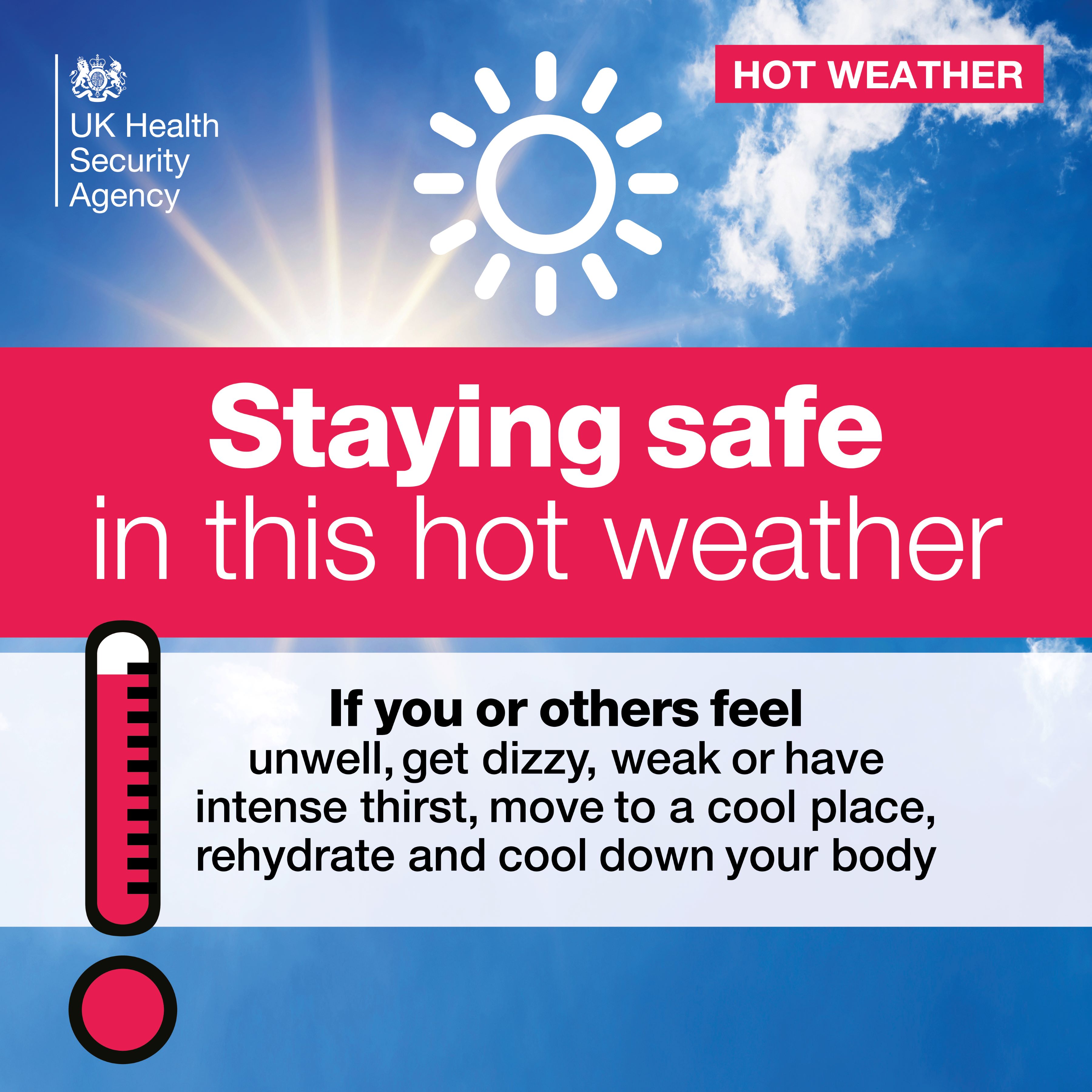 Hot weather advice
