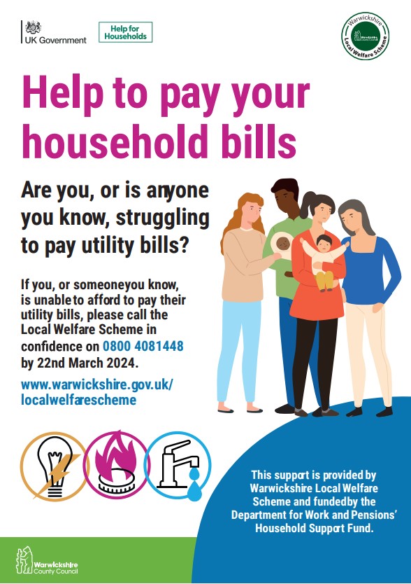 WCC help with bills poster